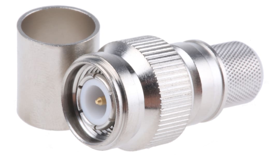 Telegartner Stecker Koaxialsteckverbinder TNC-Steckverbinder, Kabelmontage Crimp-Anschluss, für RG213/U-Kabel, 50Ω,