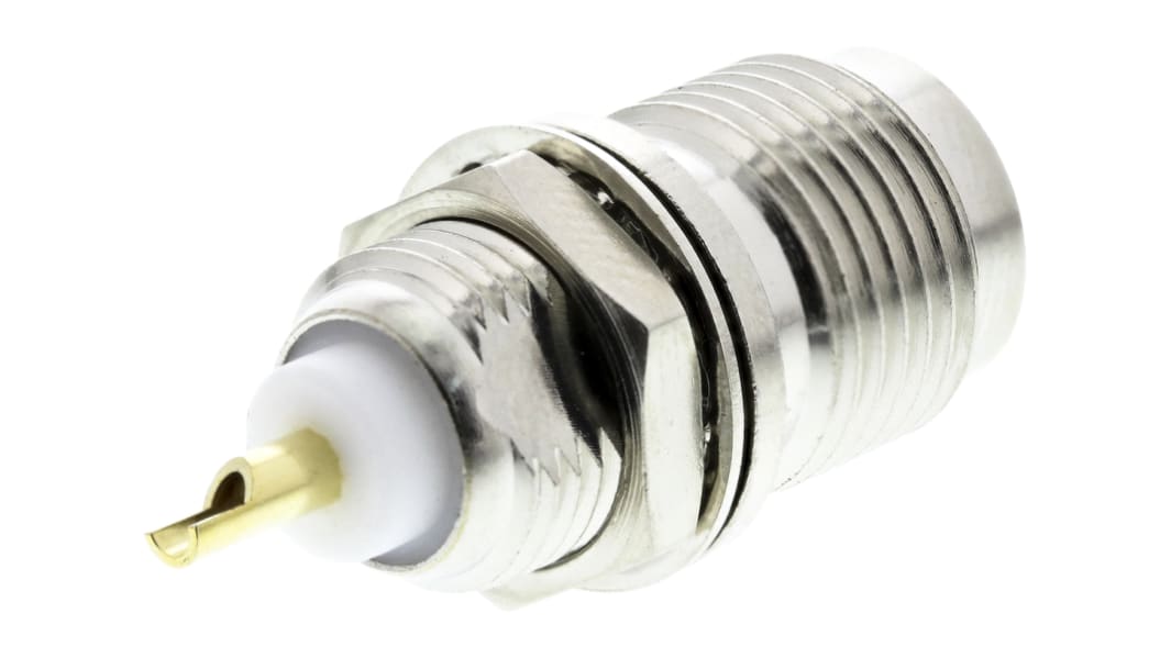 Telegartner, Jack Panel Mount TNC Connector, 50Ω, Solder Termination, Straight Body