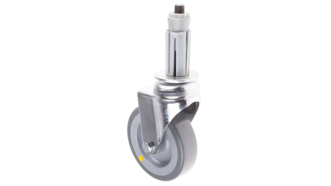 RS PRO Swivel Castor Wheel, 50kg Capacity, 80mm Wheel