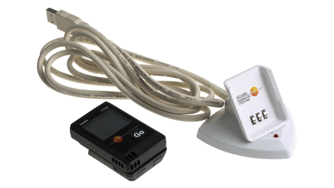 Testo 174H Kit Temperature & Humidity Data Logger, USB, 2 Input Channel(s)