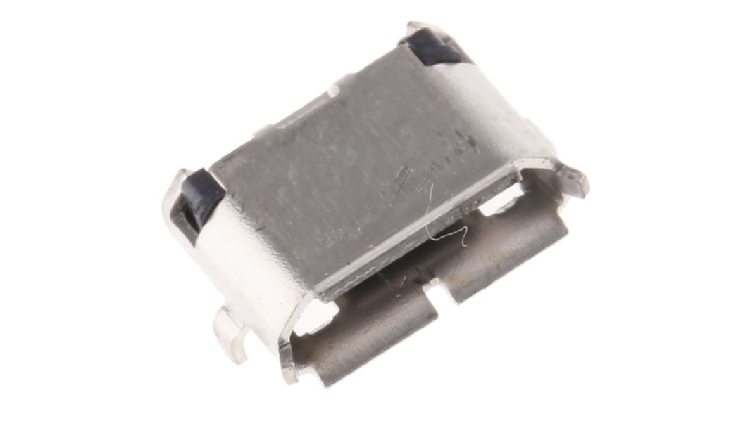Amphenol Communications Solutions Right Angle, SMT, Socket Type B 2.0 USB Connector