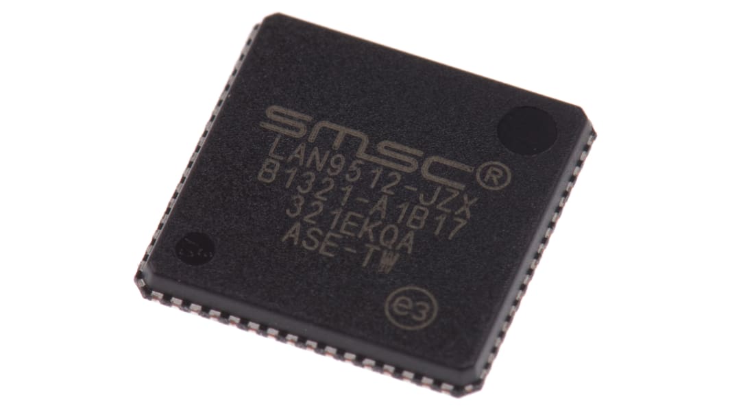 Microchip 100BaseTX, 10BaseT Ethernet-Controller Voll-Duplex, Halb-Duplex 10 Mbps, 100Mbit/s 3,3 V, QFN 64-Pin