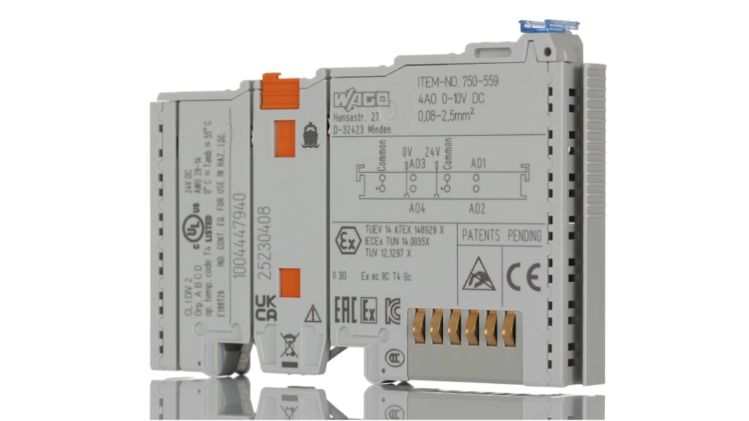 Modulo I/O PLC WAGO per uso con Serie 750