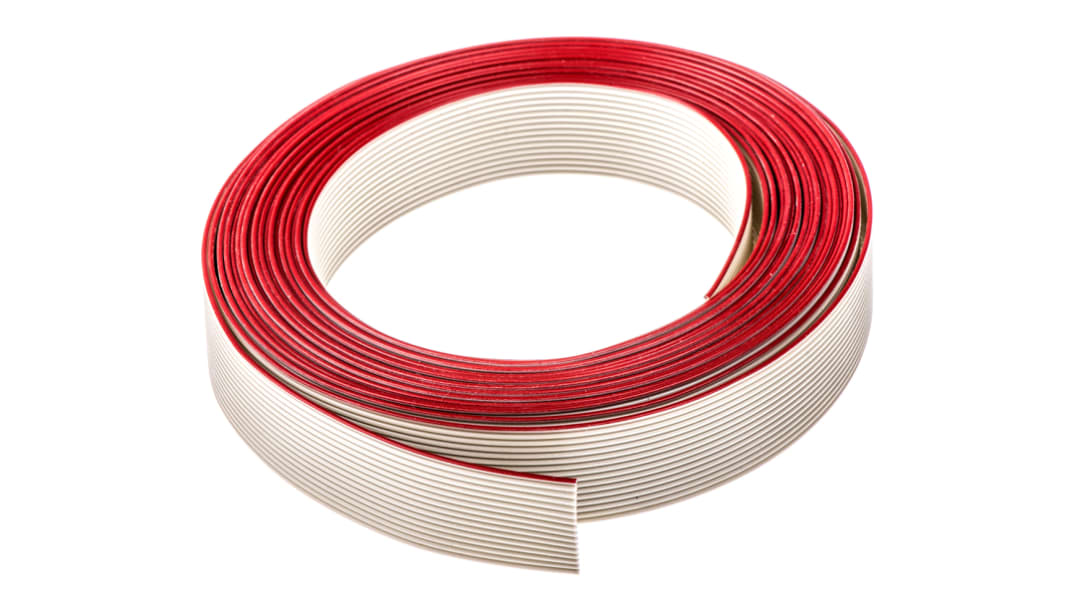 HARTING Flat Ribbon Cable, 16-Way, 1.27mm Pitch, 5m Length