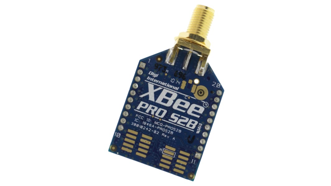 Digi International ZigBee-Modul, +10dBm -102dBm ADC, DIO, UART XBee Seriell, WPAN, 2.7 → 3.6V
