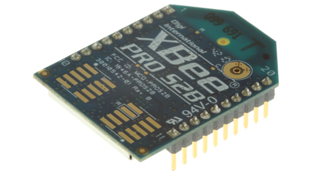 Digi International ZigBee-Modul, +10dBm -102dBm ADC, DIO, I2C, PWM, SPI, UART XBee Seriell, WPAN, 2.7 → 3.6V