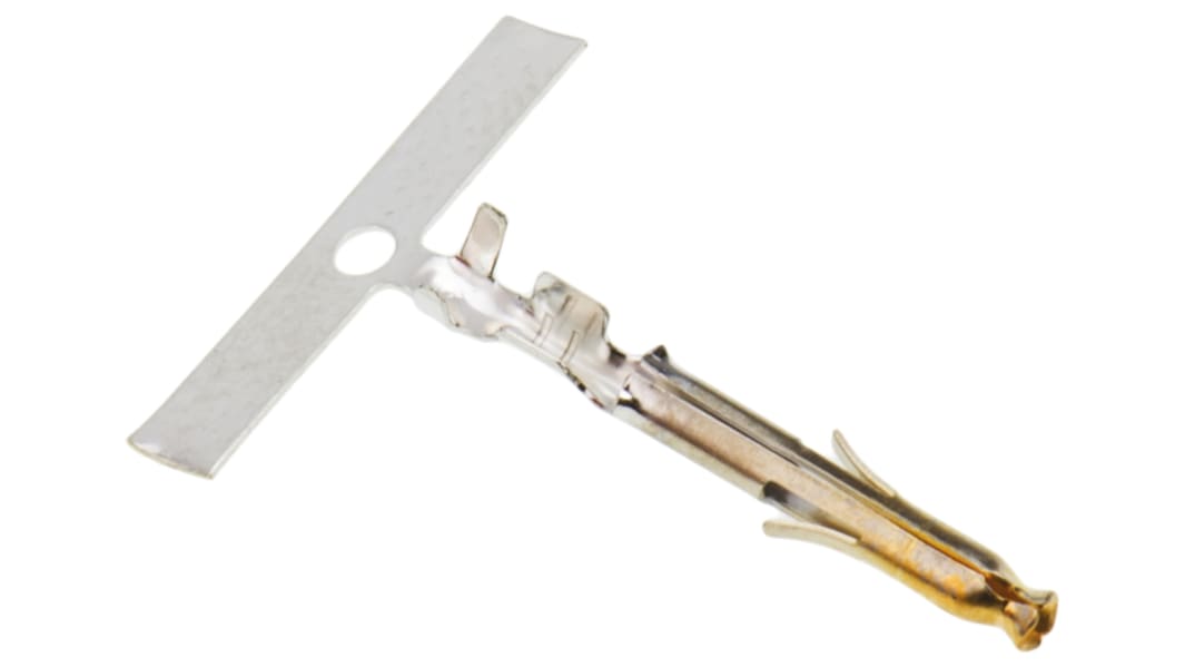 TE Connectivity Mini-Universal MATE-N-LOK Series Female Crimp Terminal, 26AWG Min, 22AWG Max