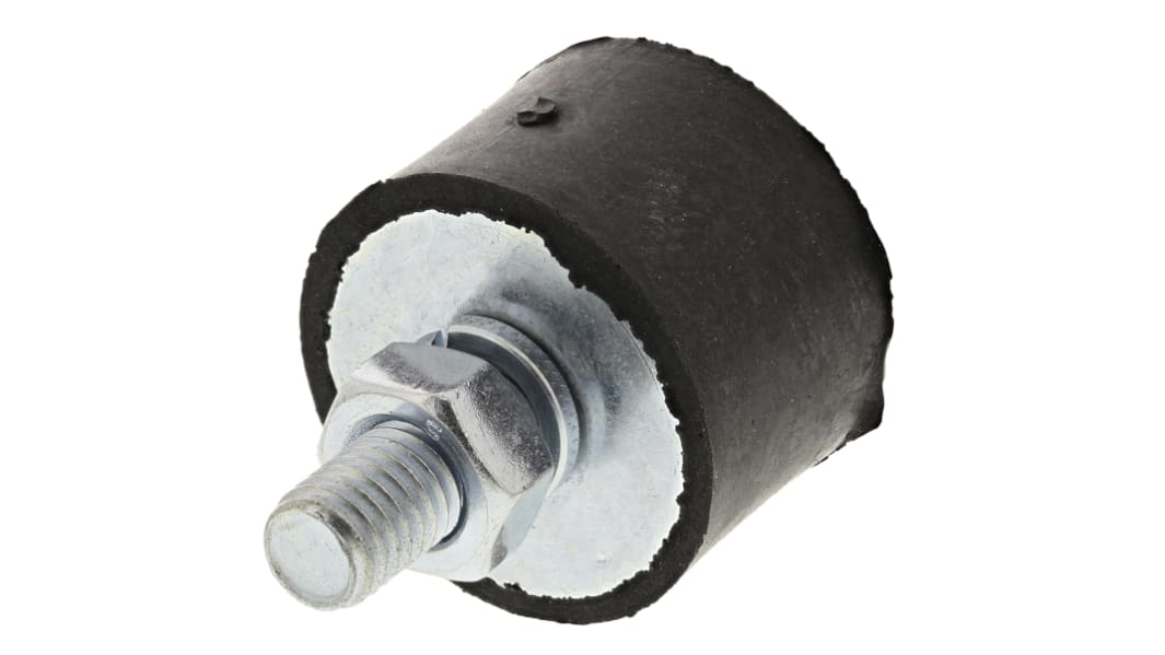 FIBET M8 Anti Vibration Mount, Male to Female Bobbin with 89.6kg Compression Load