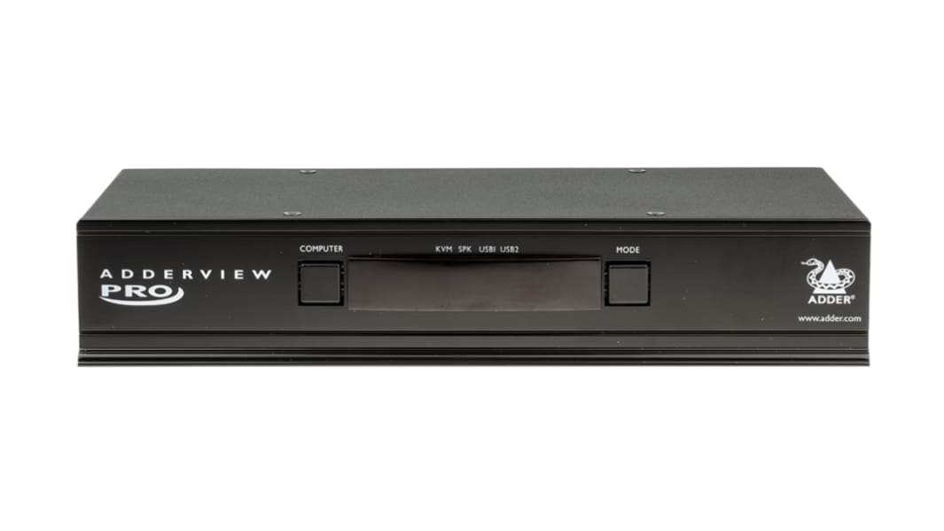 Adder 4 Port USB DVI KVM Switch, 2048 x 1080 Maximum Resolution
