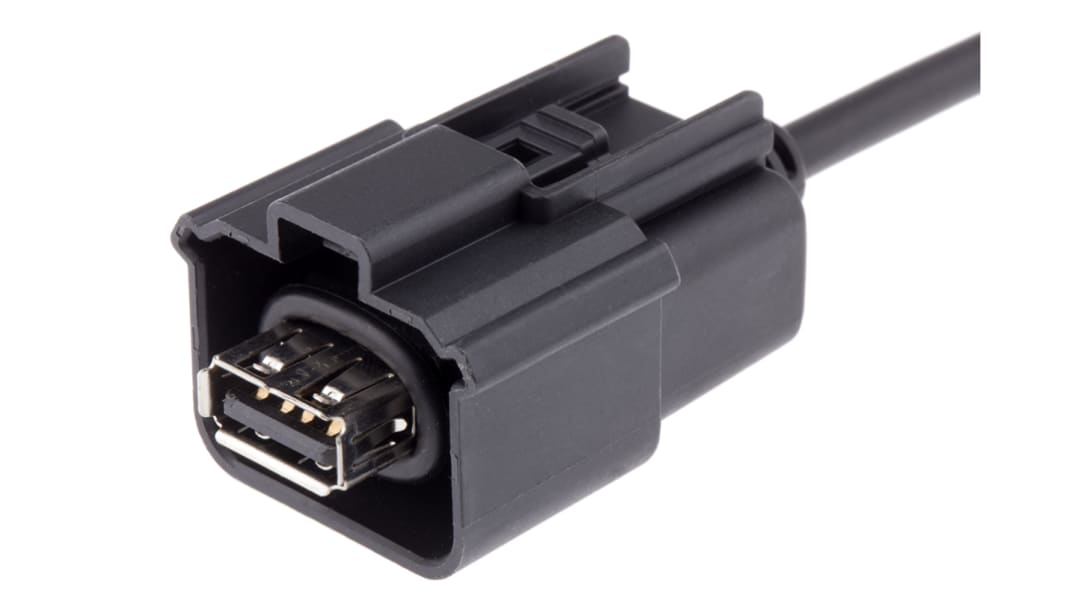 Molex USB-Kabel, USBA / Mini-USB B, 500mm USB 2.0 Schwarz