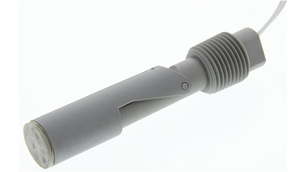 Sensata Cynergy3 RSF80 Series Horizontal External Polyphenylene Sulfide Float Switch, Float, 1m Cable, NO/NC, 240V ac