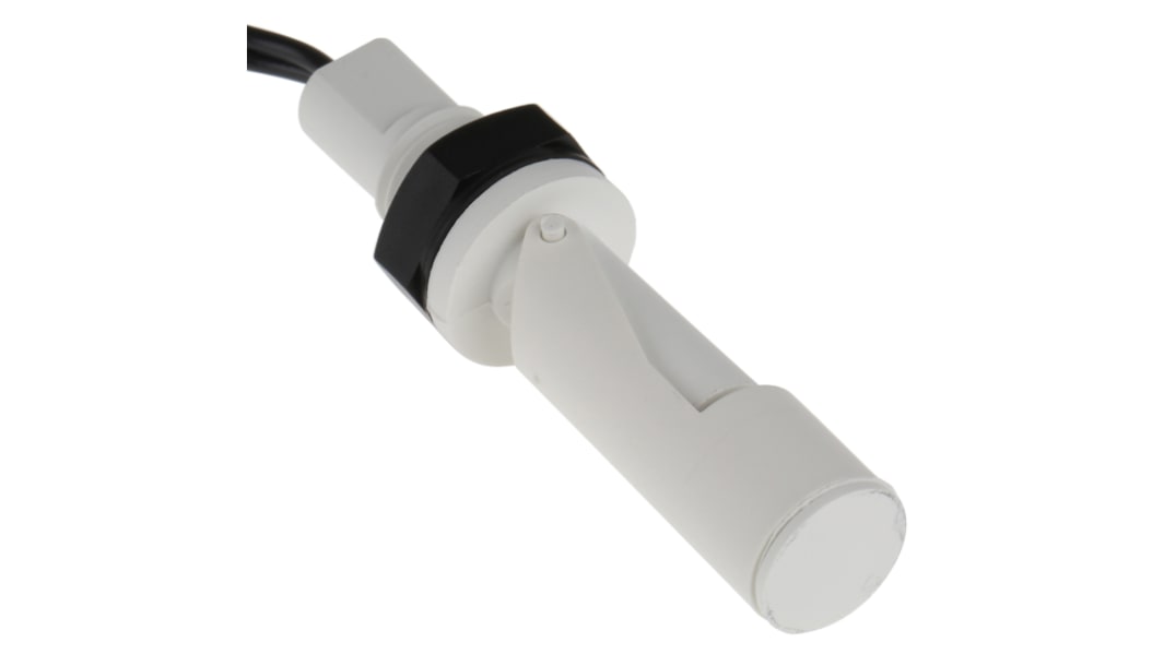 Sensata Cynergy3 RSF40 Series Horizontal Internal Polypropylene Float Switch, Float, 1m Cable, NO/NC, 240V ac Max, 120V