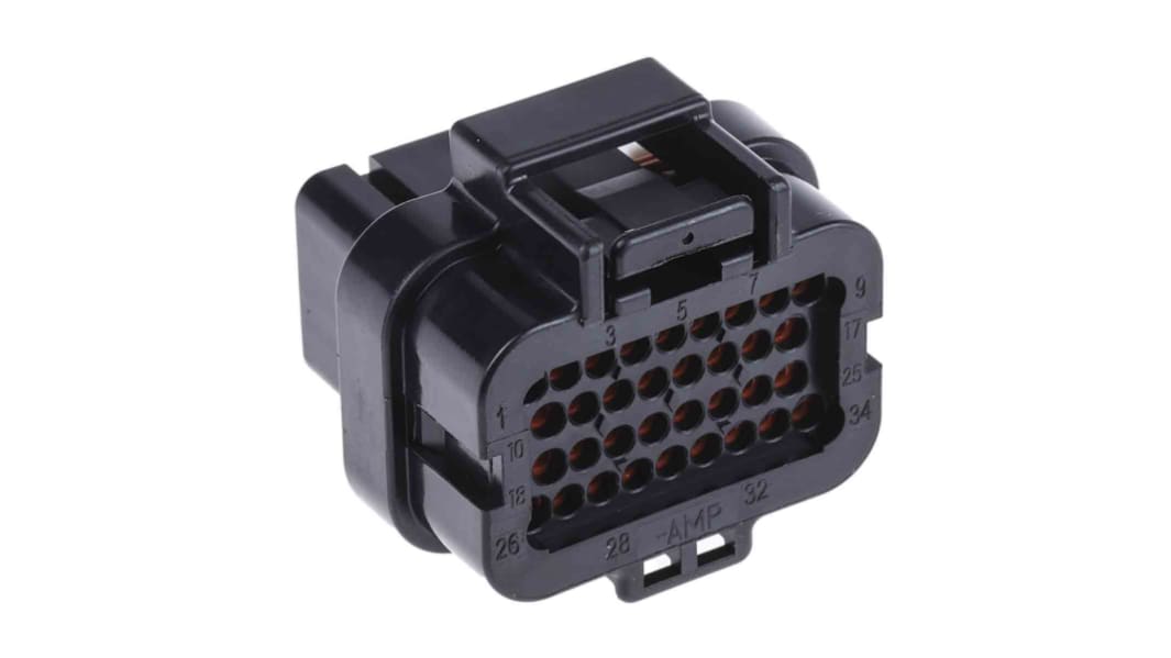 TE Connectivity, SUPERSEAL Automotive Connector Plug 34 Way 4-1437290-1