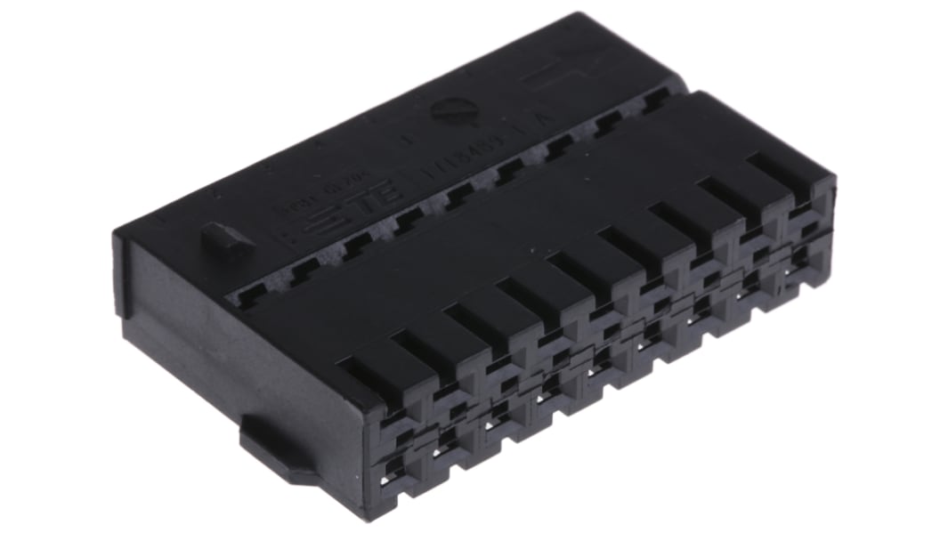 TE Connectivity, AMP MCP 1.5K Automotive Connector Socket Black Cable Mount 18 Way 1718489-1