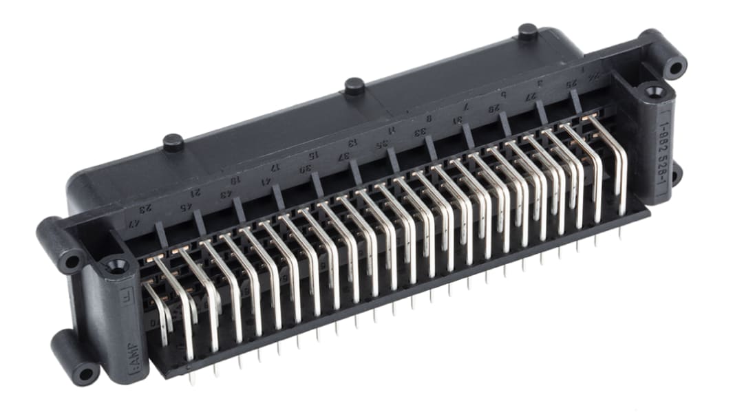 TE Connectivity, Timer Automotive Connector Through Hole 70 Way, Solder Termination 1-963484-1