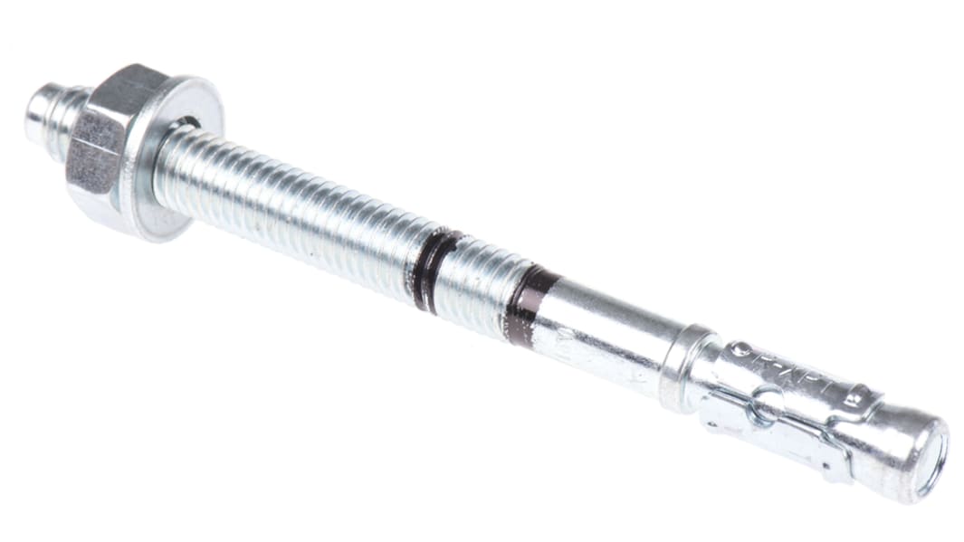 RawlPlug ボルトアンカー, 鉄 10mm 取付穴径10mm 長さ115mm
