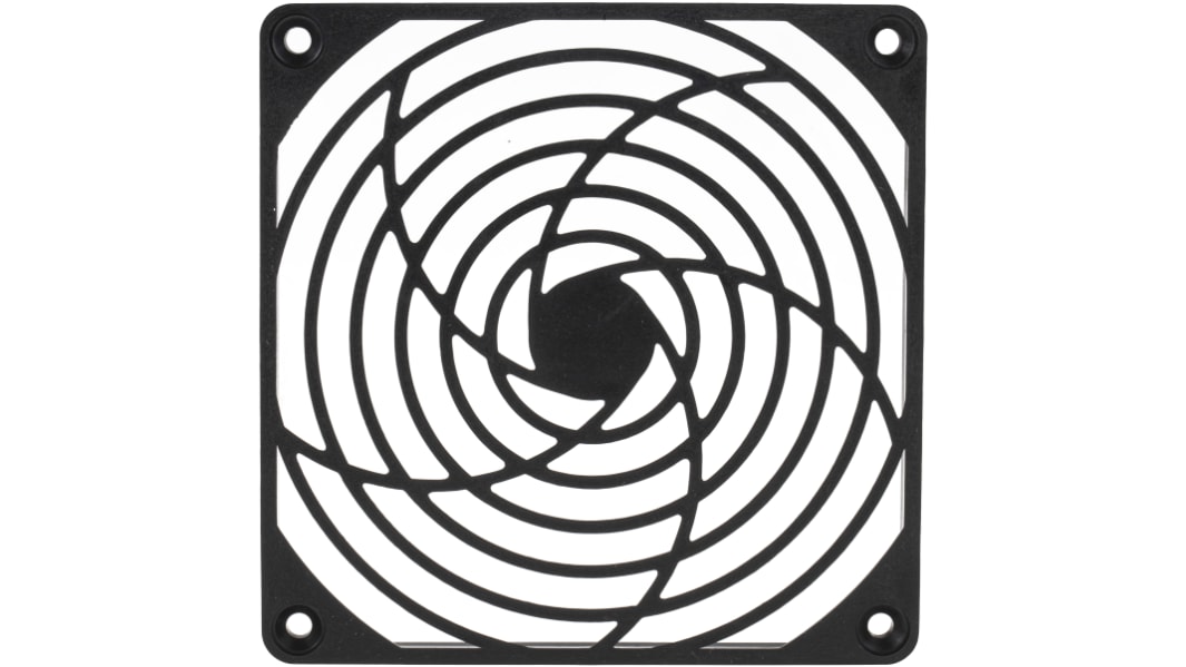 RS PRO PBT Finger Guard for 120mm Fans, 104.8mm Hole Spacing, 120 x 120mm