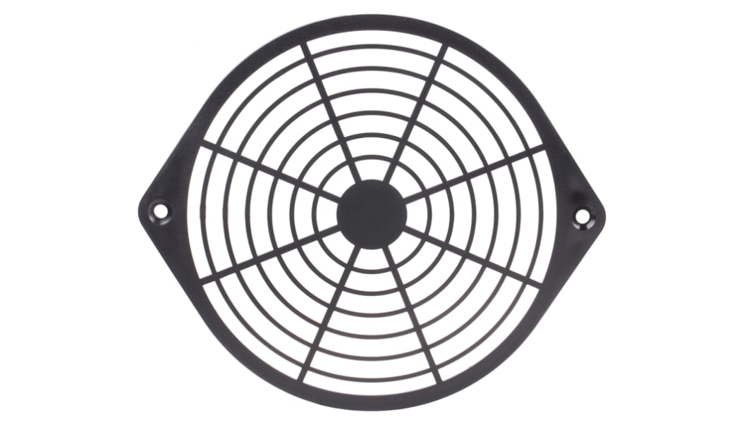 RS PRO PBT Finger Guard for 172mm Fans, 162mm Hole Spacing, 172 x 172mm