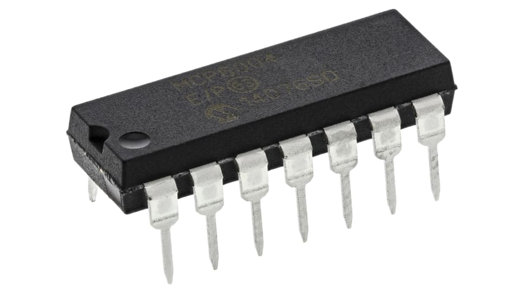 Microchip Operationsverstärker THT PDIP, einzeln typ. 1,8 → 6 V, 14-Pin