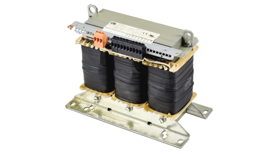 Block Transformator für Chassismontage 3 x 400V ac 3 x 400V ac / 2.5kVA 315 x 250 x 165mm