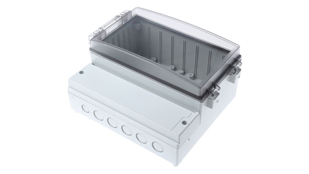 Fibox, Gehäuse, Grau, Polycarbonat, IP65, 235 x 185 x 119mm, CARDMASTER