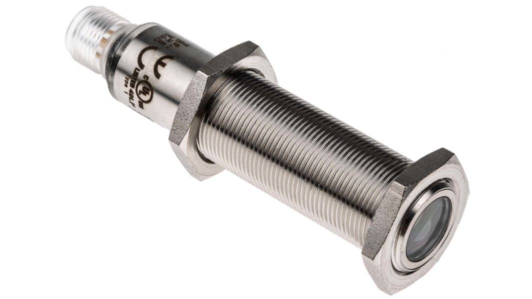 SICK V18V zylindrisch Optischer Sensor, Diffus, Bereich 900 mm, PNP Ausgang, 4-poliger M12-Steckverbinder