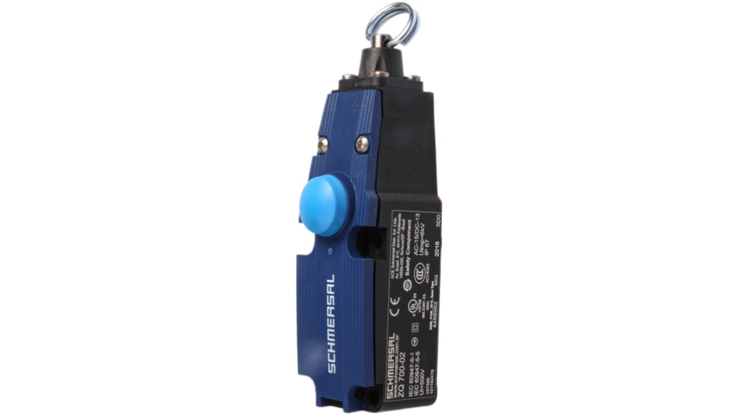 ZQ 700-02 | Schmersal ZQ700 Cable Switch, 10m, 2NC, Straight