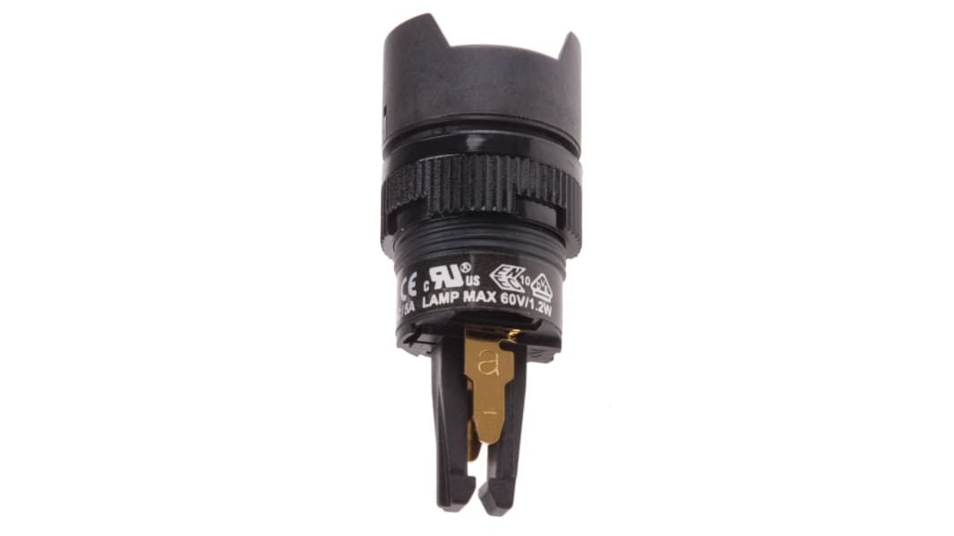Interruptor de Botón Pulsador RS PRO, Enclavamiento, 5 A a 250 V ac, 250V ac, Montaje en Panel, IP65, iluminado