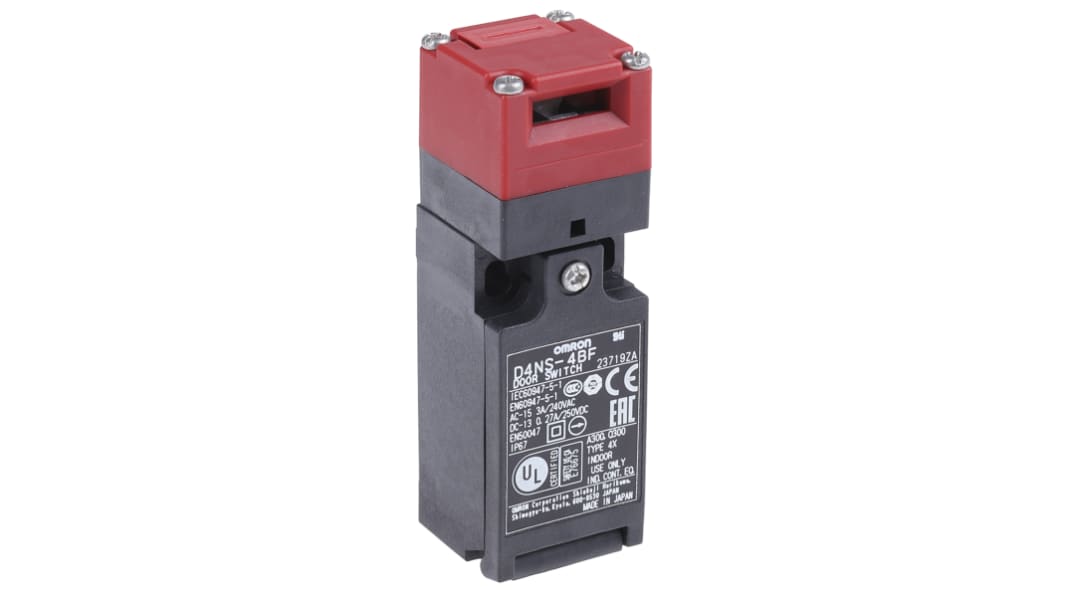 Interruptor de Bloqueo de Seguridad Omron D4NS, 2 NC, IP67