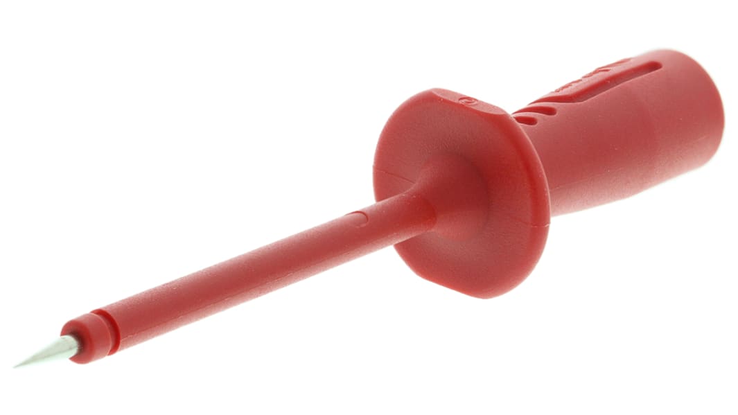 Hirschmann 4mm Prüfspitzen Rot, Edelstahl Spitze 2mm / 16A