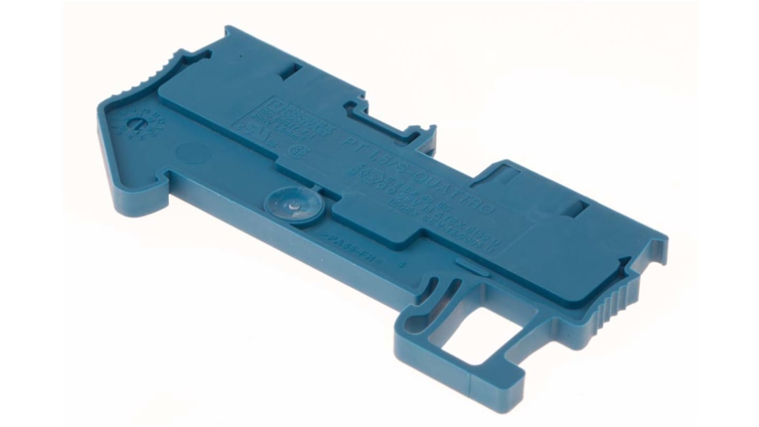 Phoenix Contact 3208208 PT 1.5/S-QUATTRO BU Series Blue, 0.14 → 1.5mm², Single-Level, Push In Termination, ATEX