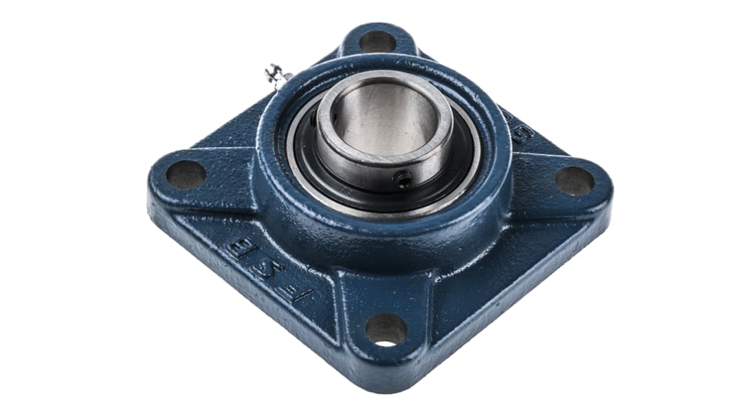 Palier à roulement RS PRO, diam int 30mm, 4 trous de fixations en Fonte