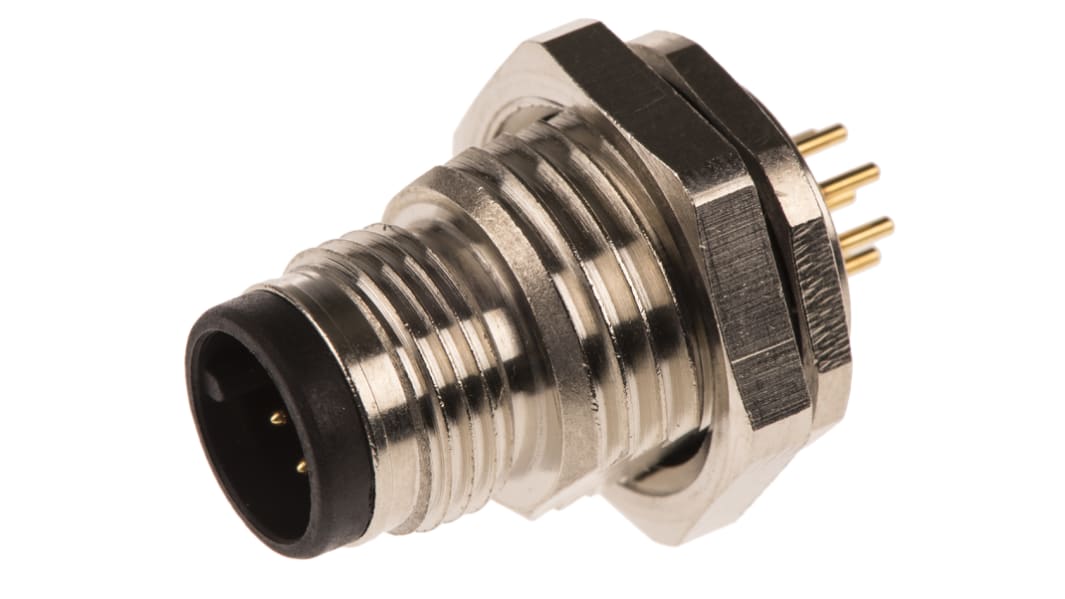 Connettore circolare Brad from Molex, femmina, serie Ultra-Lock, M12, 8 poli, Montaggio PCB
