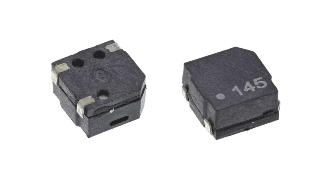 RS PRO 75dB SMD External Magnetic Buzzer Component, 5 x 5 x 2.5mm, 2V Min, 4V Max
