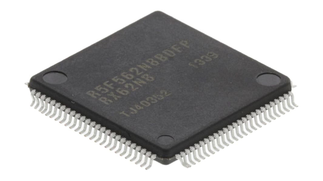 Renesas Electronics RXファミリ マイコン, RX, 100MHz, 512 kB, フラッシュ, 100-Pin LFQFP