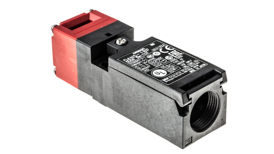 Interruptor de Bloqueo de Seguridad Omron D4NS, 2 NC, IP67