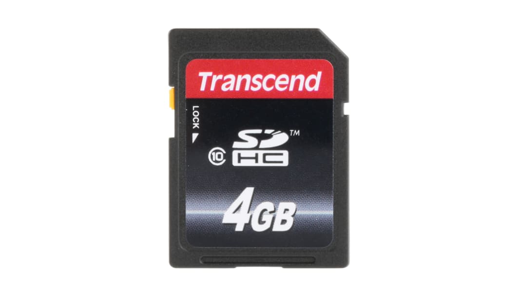 Transcend 4 GB SDHC SD Card, Class 10