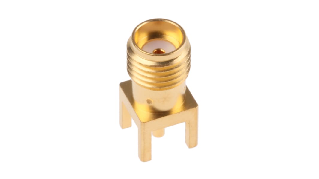 Molex SMA Series, Jack PCB Mount SMA Connector, 50Ω, Solder Termination, Straight Body