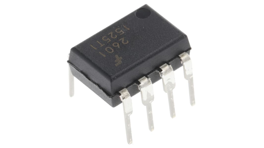 onsemi THT Optokoppler DC-In / Logikgatter-Out, 8-Pin DIP, Isolation 2,5 kV eff