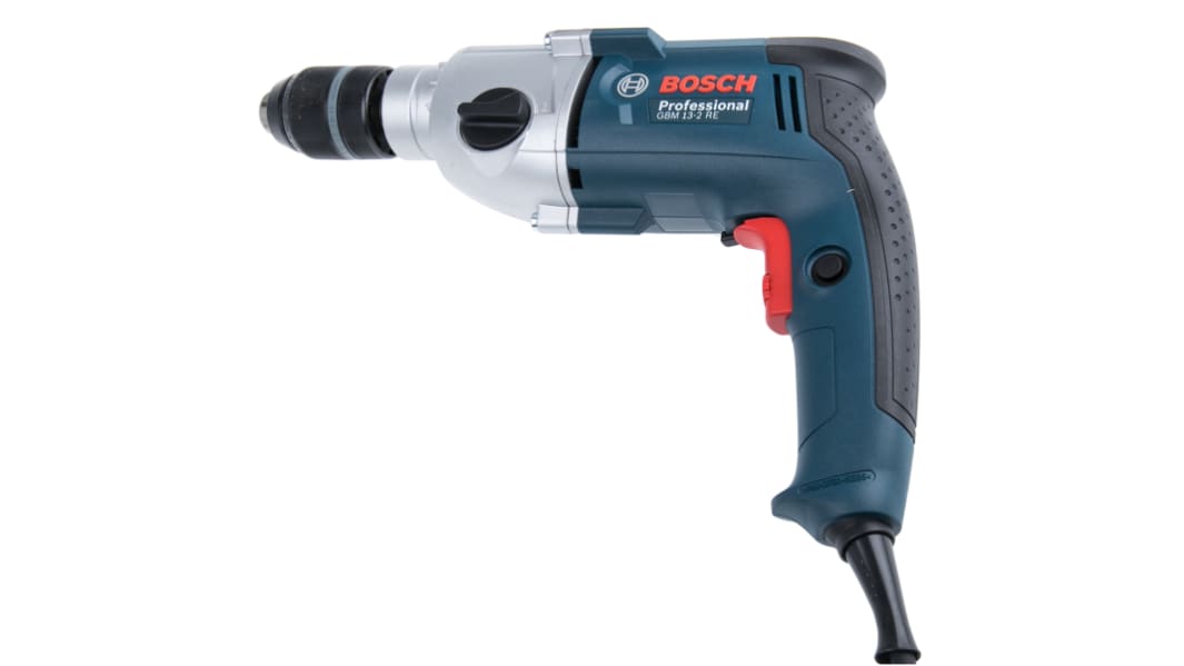 Taladro percutor Bosch de 240V 750W, GBM 13-2RE, Tipo G - Británico de 3 pines