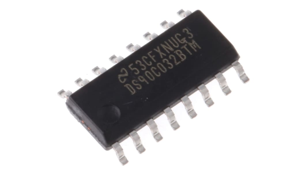 Texas Instruments LVDSレシーバ, レシーバIC, 表面実装, 16 Pin, DS90C032BTM/NOPB