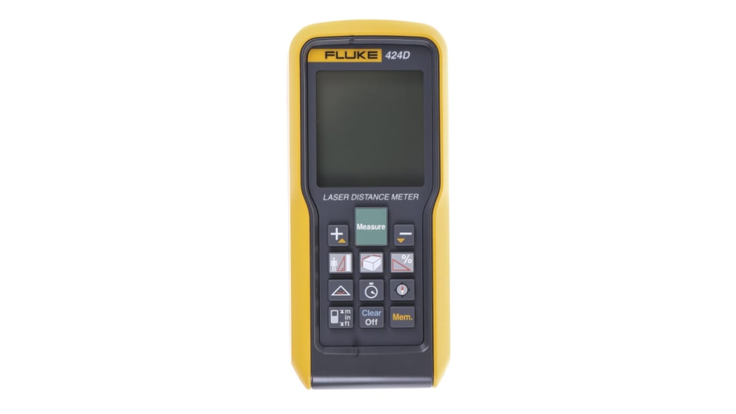 Fluke Lézeres mérőkészülék Fluke-424D ± 2 mm Angolszász, Metrikus LCD 2-es osztály 635nm Akkumulátor 158g 424D 100m