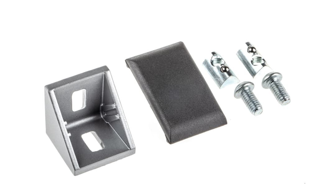 RS PRO Angle Bracket, Connecting Component, Strut Profile 30 mm, Groove Size 6mm
