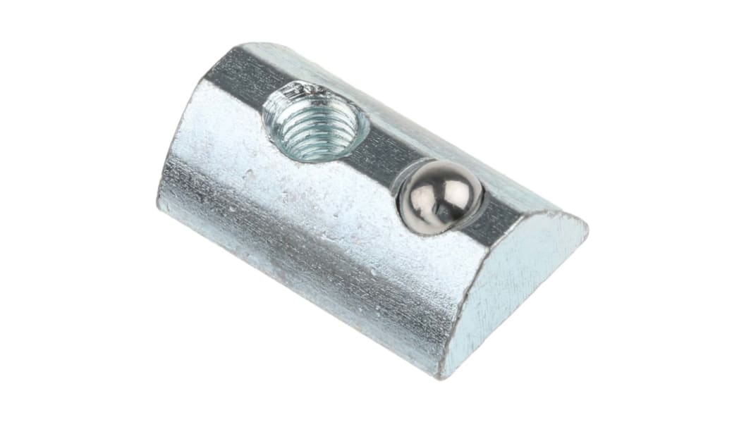 Ecrou à rainure en T RS PRO, profilé 40 mm, L. 22mm, filetage M5, rainure 8mm en Acier