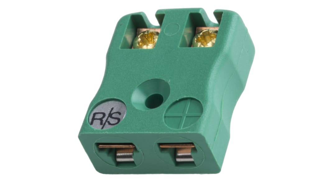 RS PRO Miniature Miniature PCB Socket Connector for Use with Type R/S Thermocouple, 4mm Probe, ANSI, RoHS Compliant
