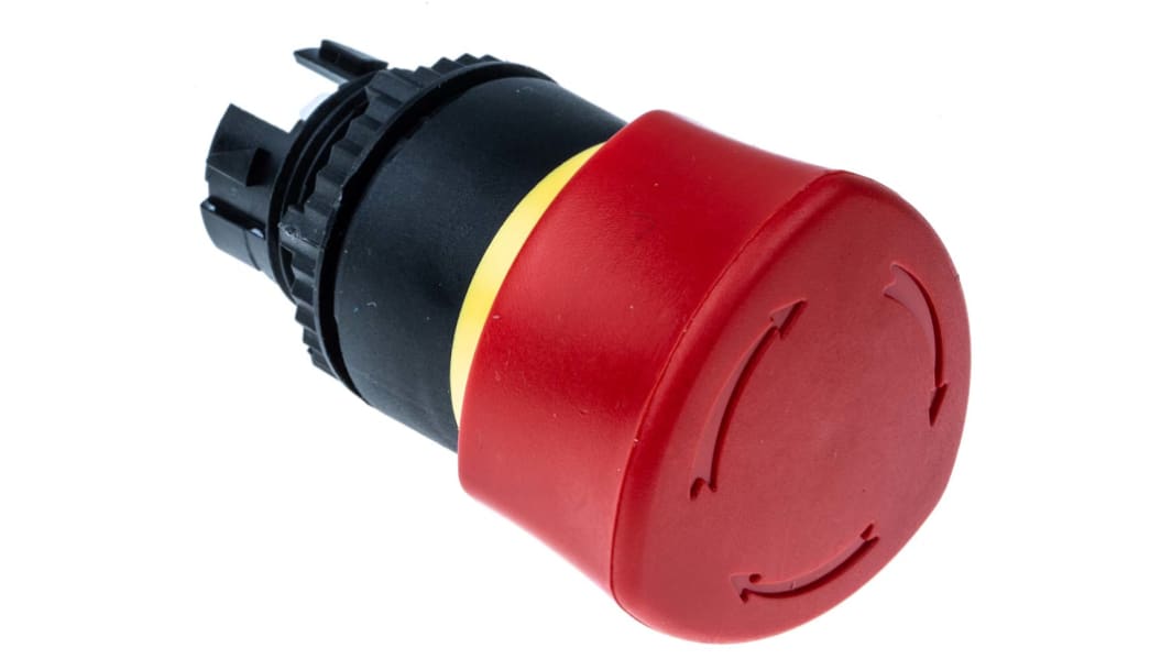 BACO BACO Series Turn to Reset Emergency Stop Push Button, 22mm Cutout, IP66