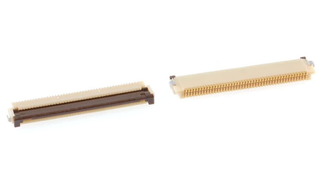 Hirose FH12, SMD FPC-Steckverbinder, Buchse, 45-polig / 1-reihig, Raster 0.5mm Lötanschluss