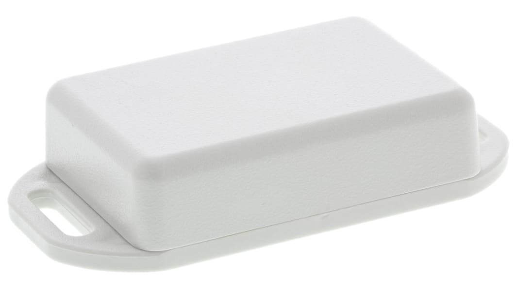 Hammond 1551 Series Grey ABS Enclosure, IP54, Flanged, Grey Lid, 50 x 35 x 15mm