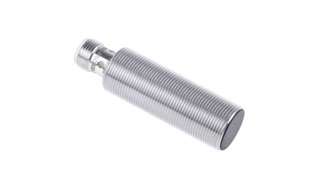 BALLUFF Inductive Threaded Barrel Proximity Sensor, M18, 8 mm Detection, PNP NO, 10 → 30 V dc