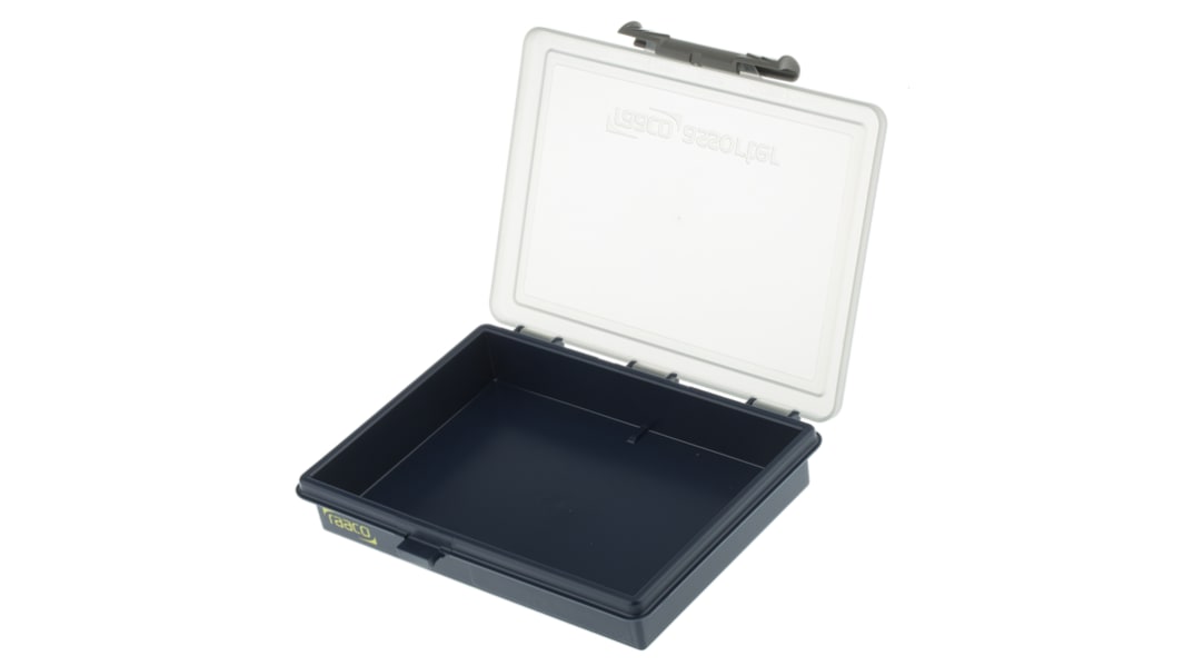 Raaco Kleinteilebox, Polypropylen Blau verstellbar, 32mm x 175mm x 143mm